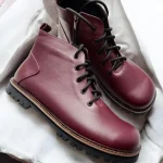 Handmade Women Winter Boots Anatomical Leather Suede Ankle